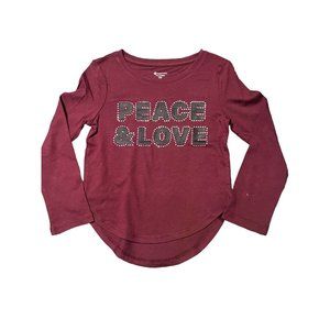 Member's Mark 2-Pack My Favorite Tees Animal Print Heart/Peace & Love‎ 4/5